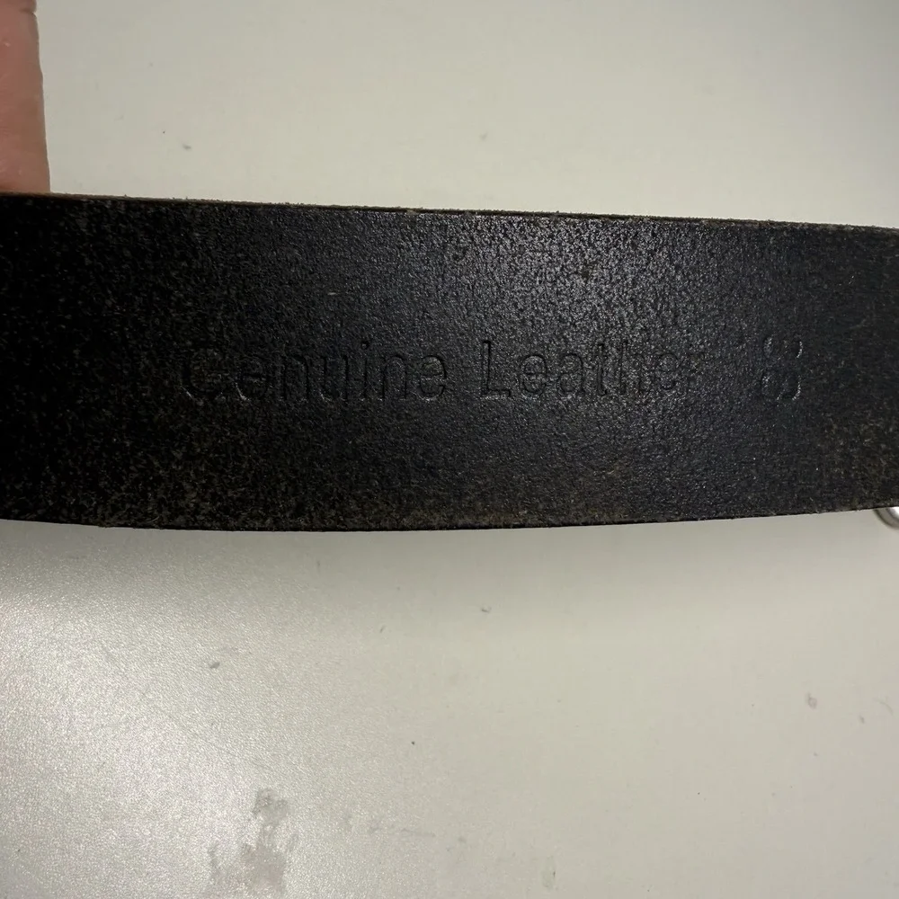 Timberland Leather Belt -Men's Genuine Leather Belt Black Size 38 1,3/8 In Wide